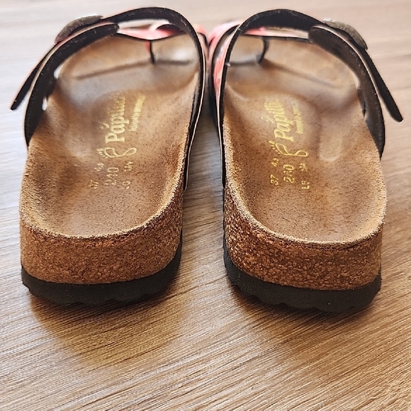 Papillio By Birenstock Coral Floral Cross-Strap Sandals - Picture 4 of 7